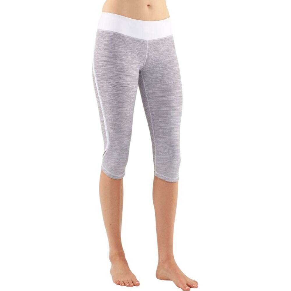 Lululemon Run: Fast and Free Crop white and silver combo size 4